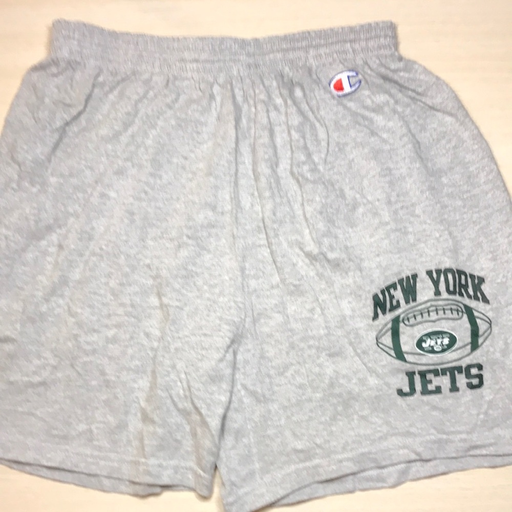 Vintage. 1994 Champion Gray Athletic Shorts with Elastic Waistband